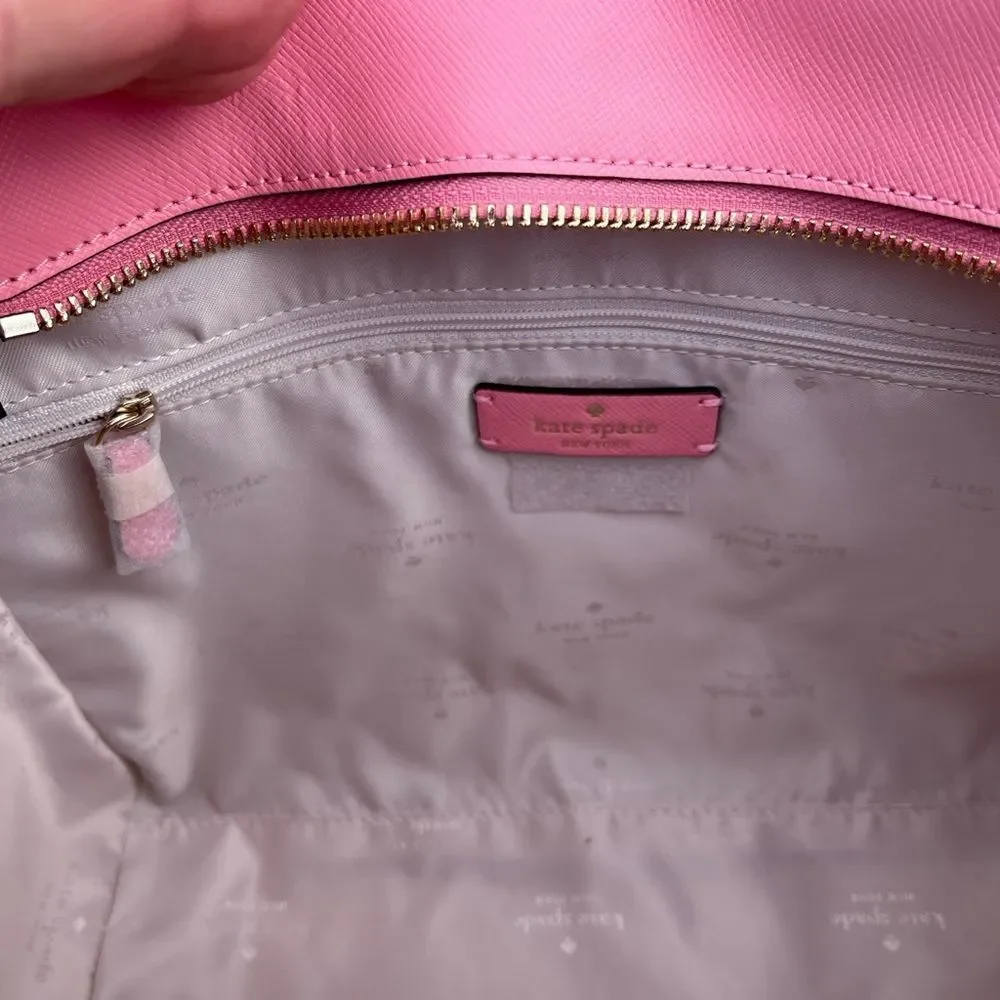 Kate Spade Staci Tote Shoulder Bag Purse Pink